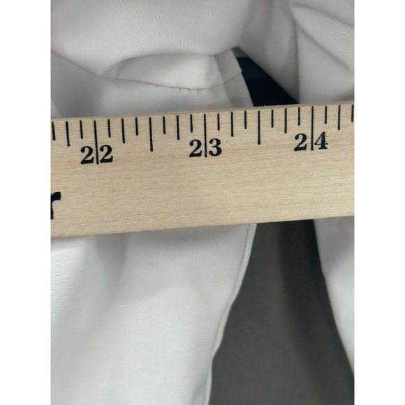 ANDREW MARC White/Black Quilt Lined Insulated Zip/Snap Faux Fur Hood JACKET XL - Picture 6 of 16